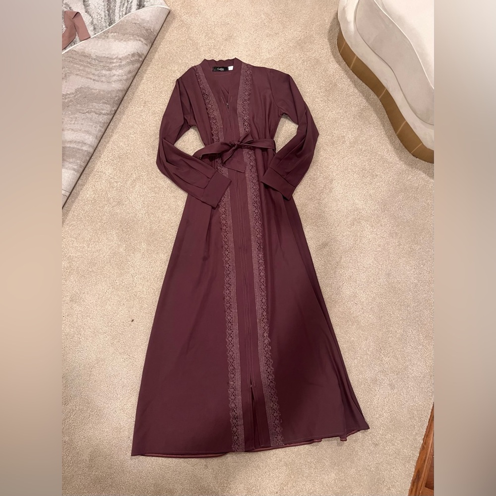 Plum Abaya